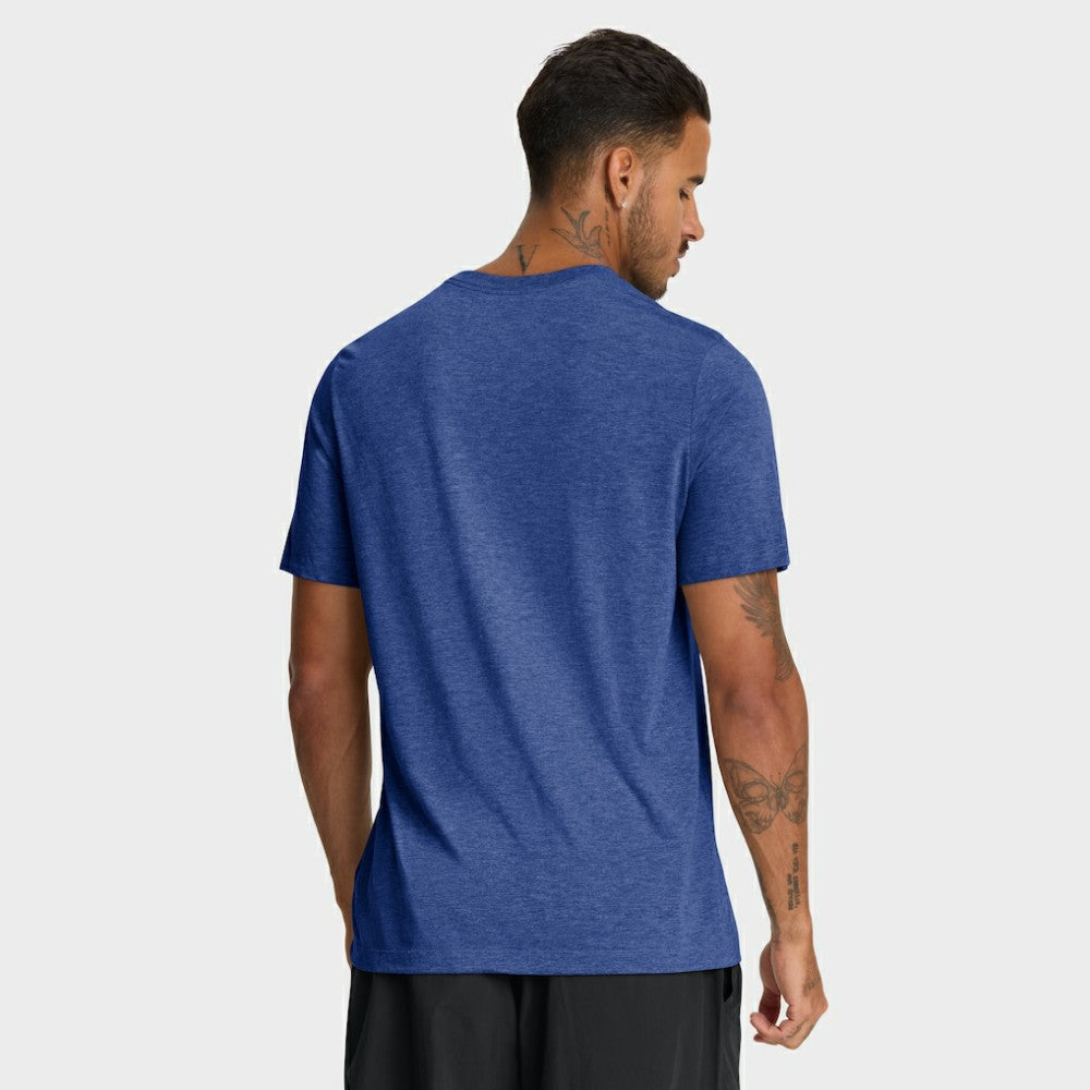 Seattle Mariners Nike Cooperstown Logo Tri-Blend T-Shirt - Heather Royal - Nike Sale