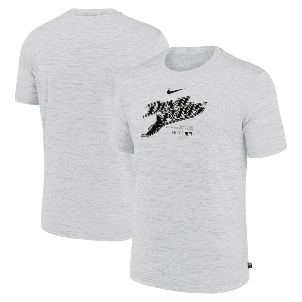 Tampa Bay Rays Nike Authentic Collection Velocity Performance Practice T-Shirt - Ash - Nike Lifestyle
