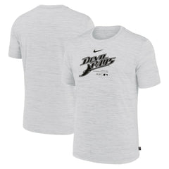 Tampa Bay Rays Nike Authentic Collection Velocity Performance Practice T-Shirt - Ash - Nike Lifestyle