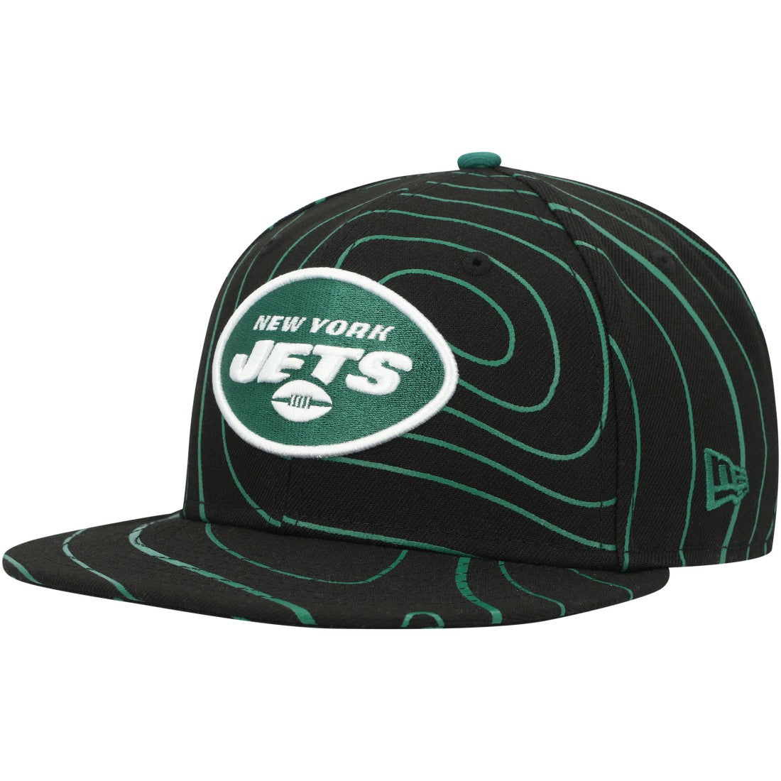 New York Jets New Era Geo 59FIFTY Fitted Hat Black