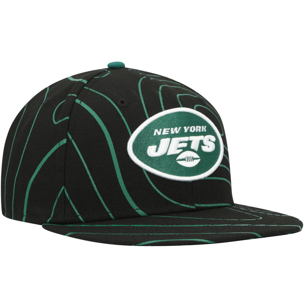 New York Jets New Era Geo 59FIFTY Fitted Hat Black