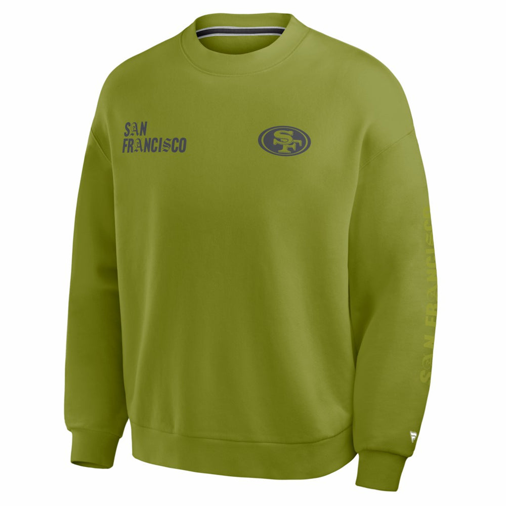 Fanatics San Francisco 49ers Oversized Type Play Multi Sweatshirt Green