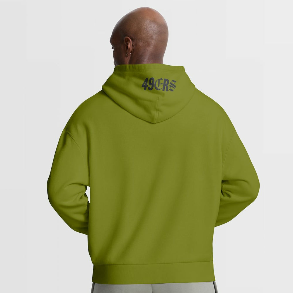 Fanatics San Francisco 49ers Oversized Type Play Location Hoodie Green