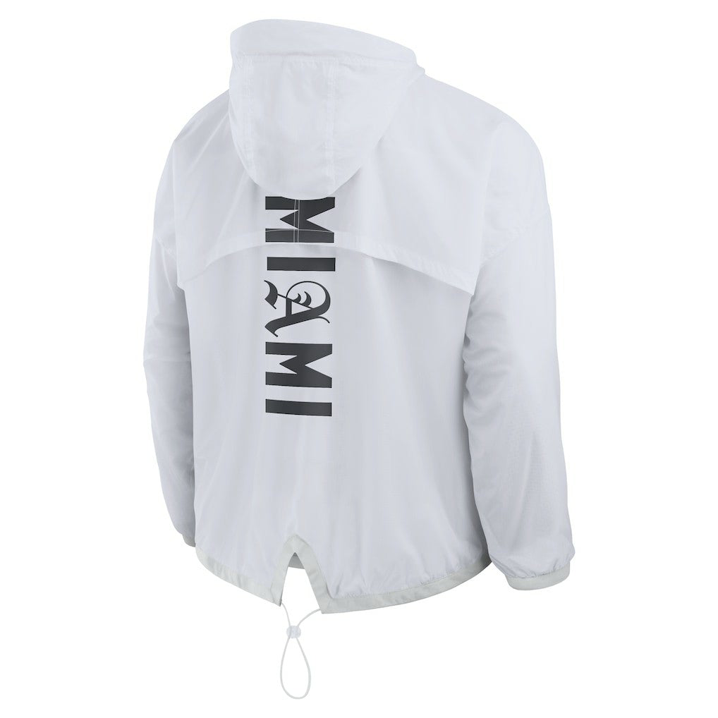 Fanatics Miami Dolphins Type Play Down Full-Zip Jacket White