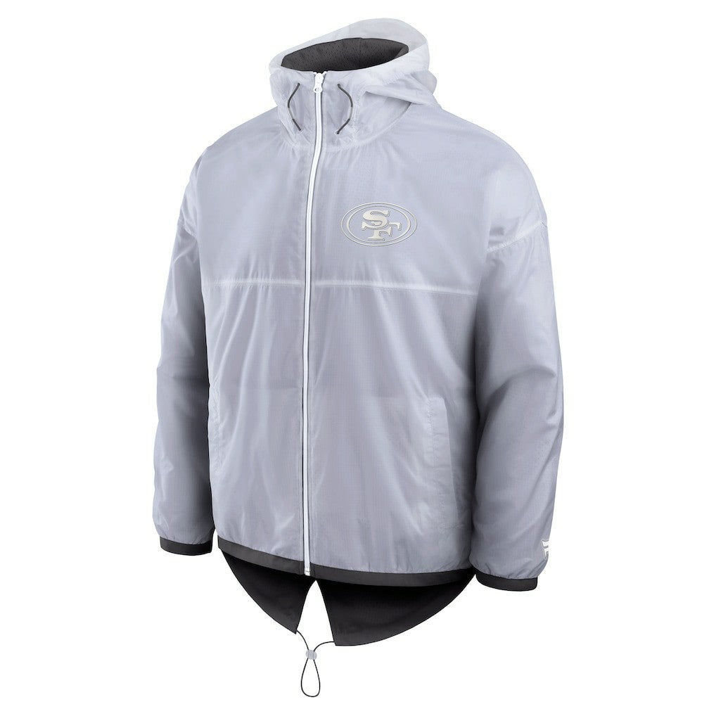 Fanatics San Francisco 49ers Type Play Down Full-Zip Jacket White