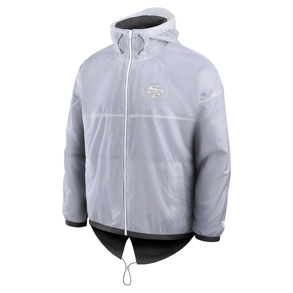 Fanatics San Francisco 49ers Type Play Down Full-Zip Jacket White