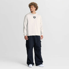 Fanatics Las Vegas Raiders Oversized Type Play Long Sleeve T-Shirt Gray
