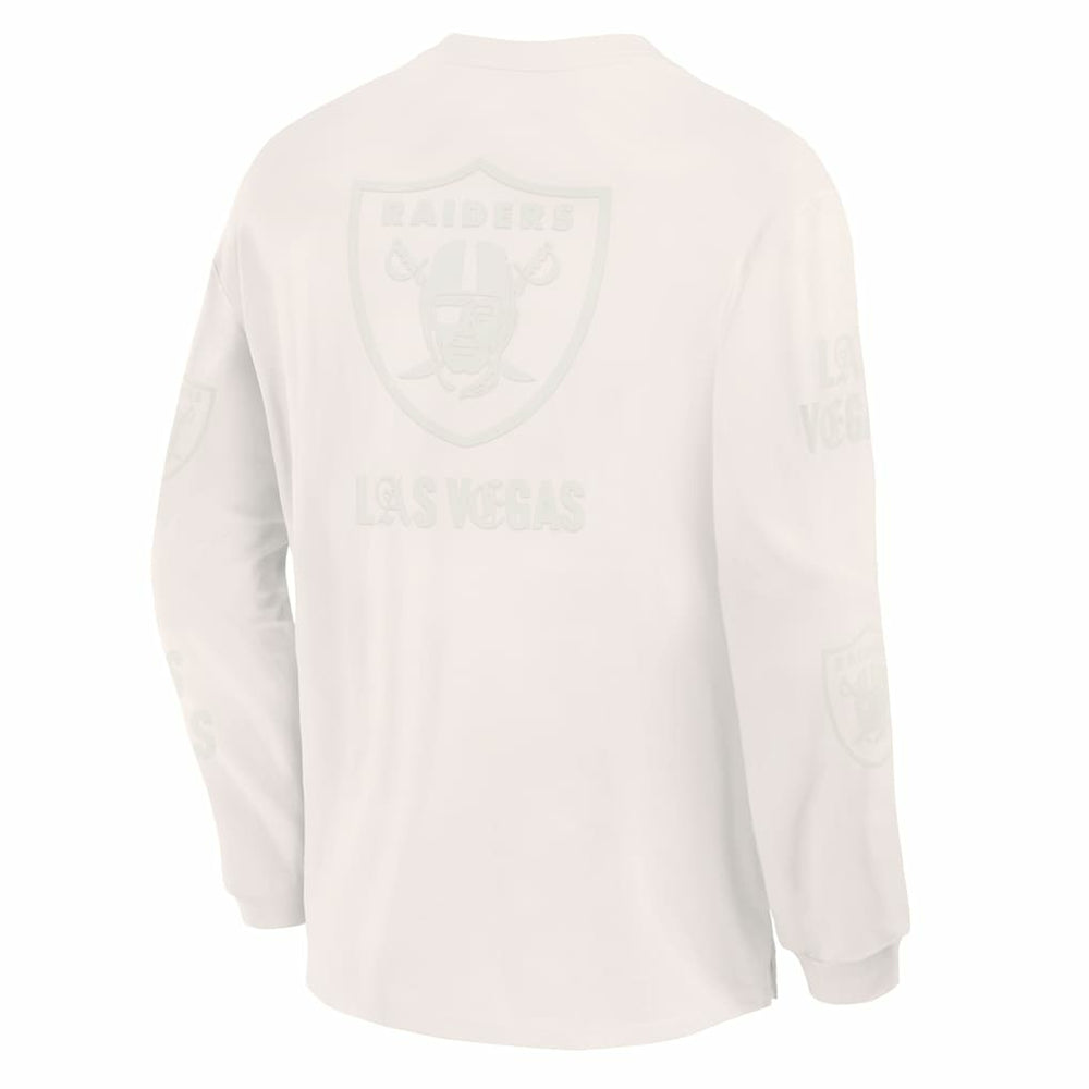 Fanatics Las Vegas Raiders Oversized Type Play Long Sleeve T-Shirt Gray