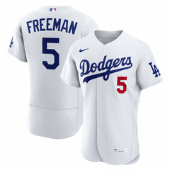 Freddie Freeman Los Angeles Dodgers Nike Home Authentic Jersey - White - Nike Lifestyle