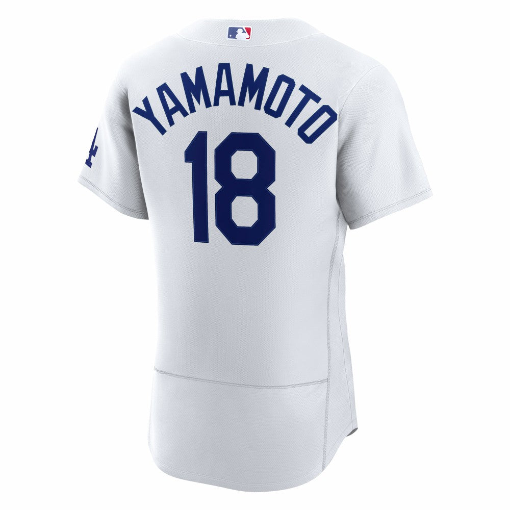 Yoshinobu Yamamoto Los Angeles Dodgers Nike Home Authentic Jersey - White - Nike Sale