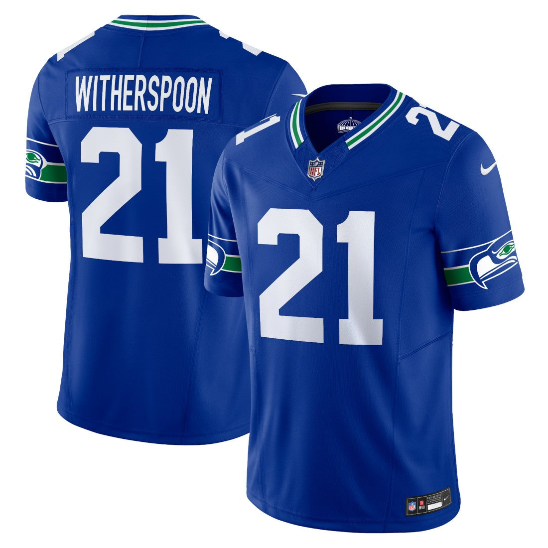 Nike Devon Witherspoon Seattle Seahawks Alternate Vapor F.U.S.E. Limited Jersey Royal