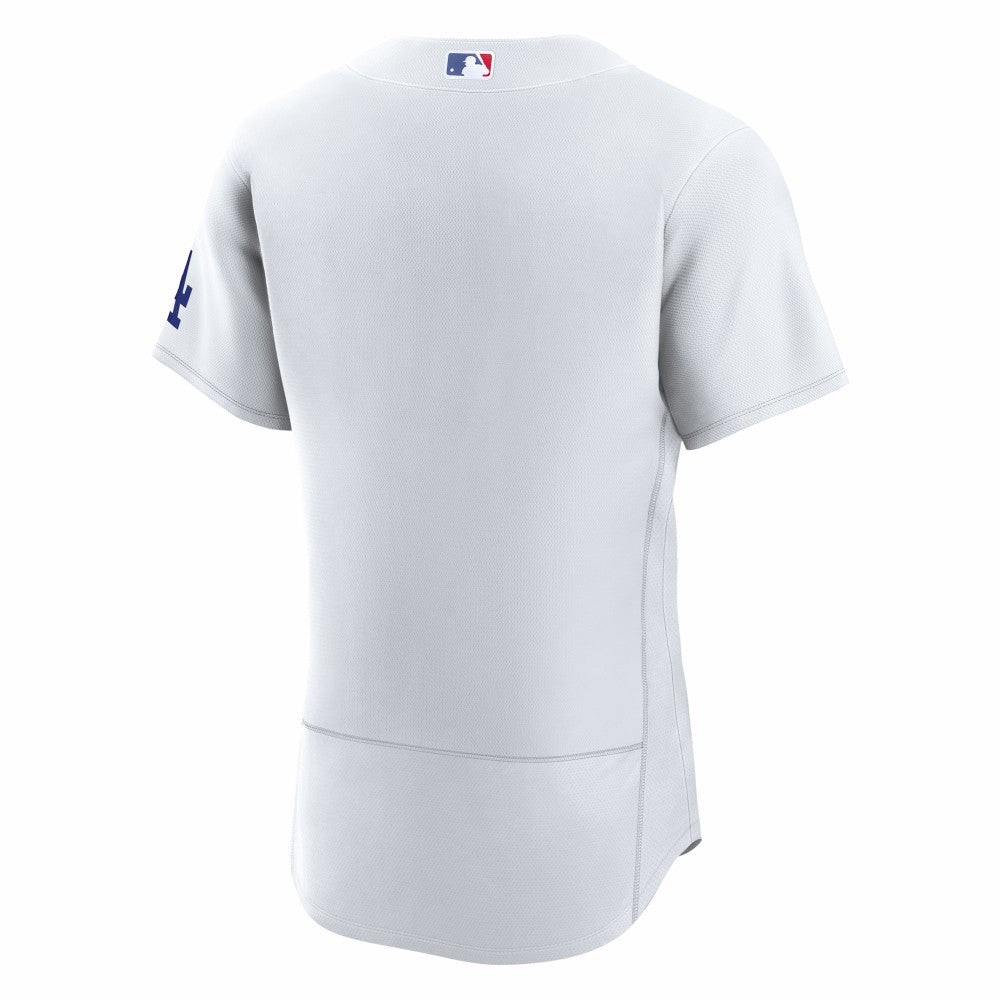 Los Angeles Dodgers Nike Home Authentic Jersey - White - Nike on Sale
