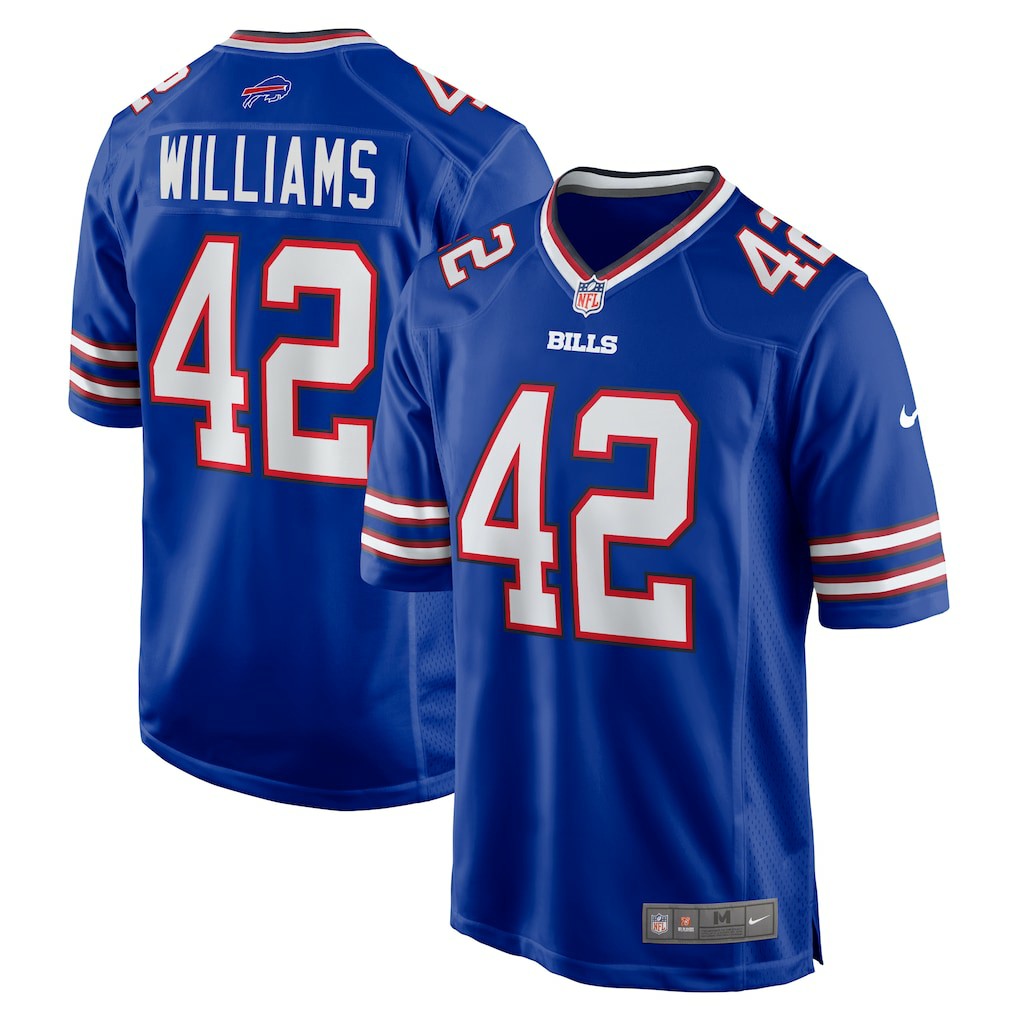 Nike Dorian Williams Buffalo Bills Home Game Jersey Royal