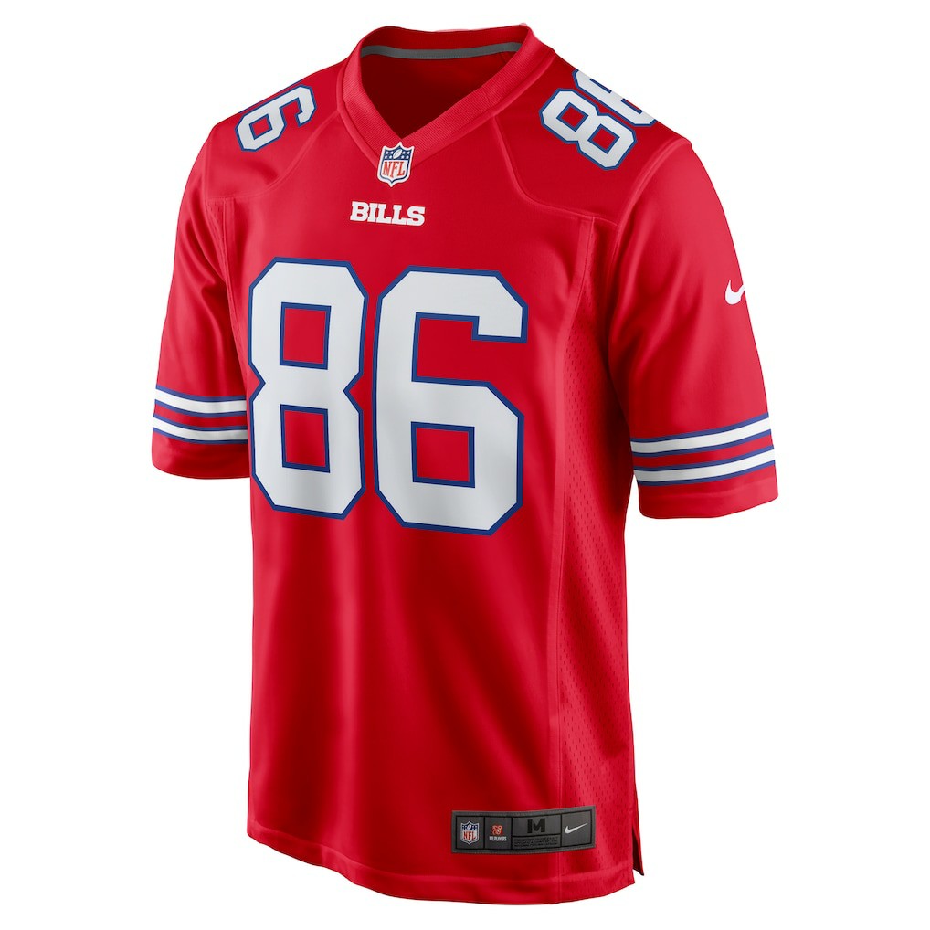 Nike Dalton Kincaid Buffalo Bills Alternate Game Jersey Red