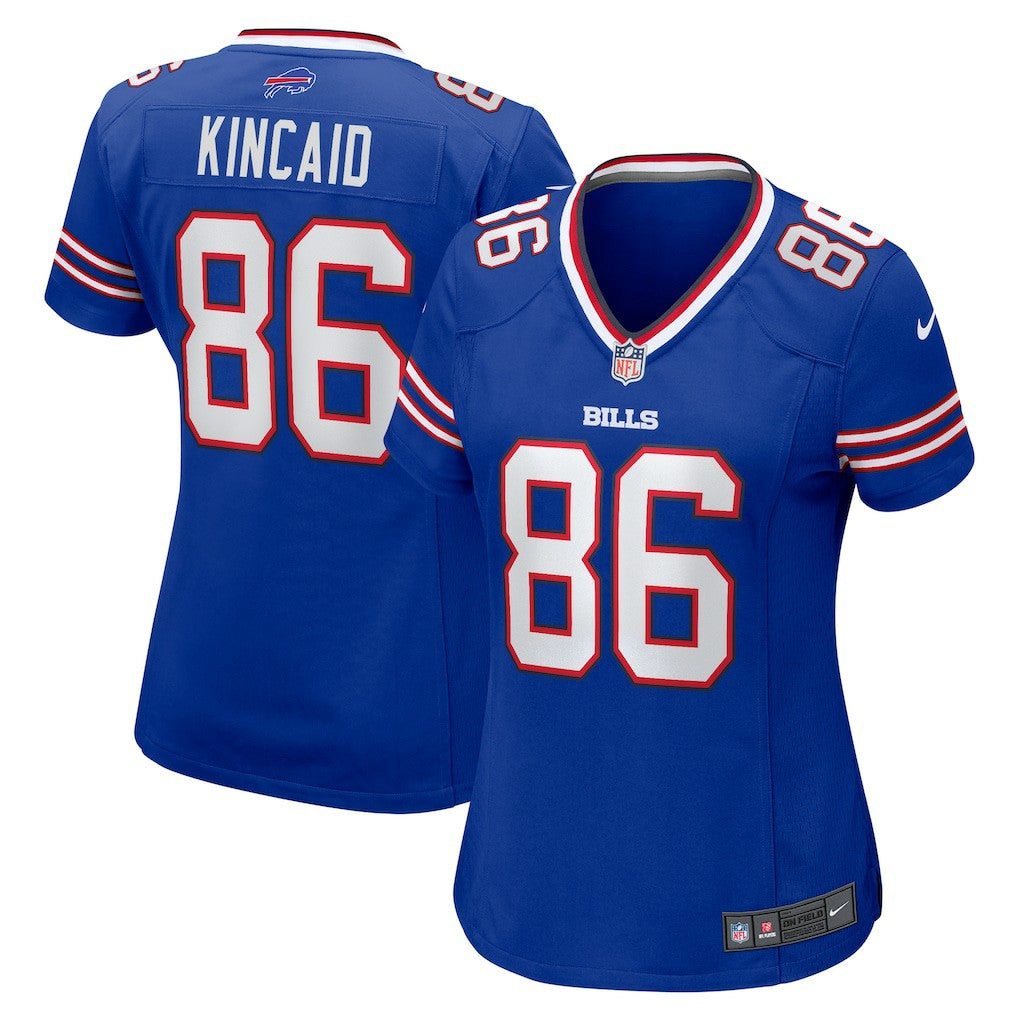 Nike Dalton Kincaid Buffalo Bills Women's Home Game Jersey Royal