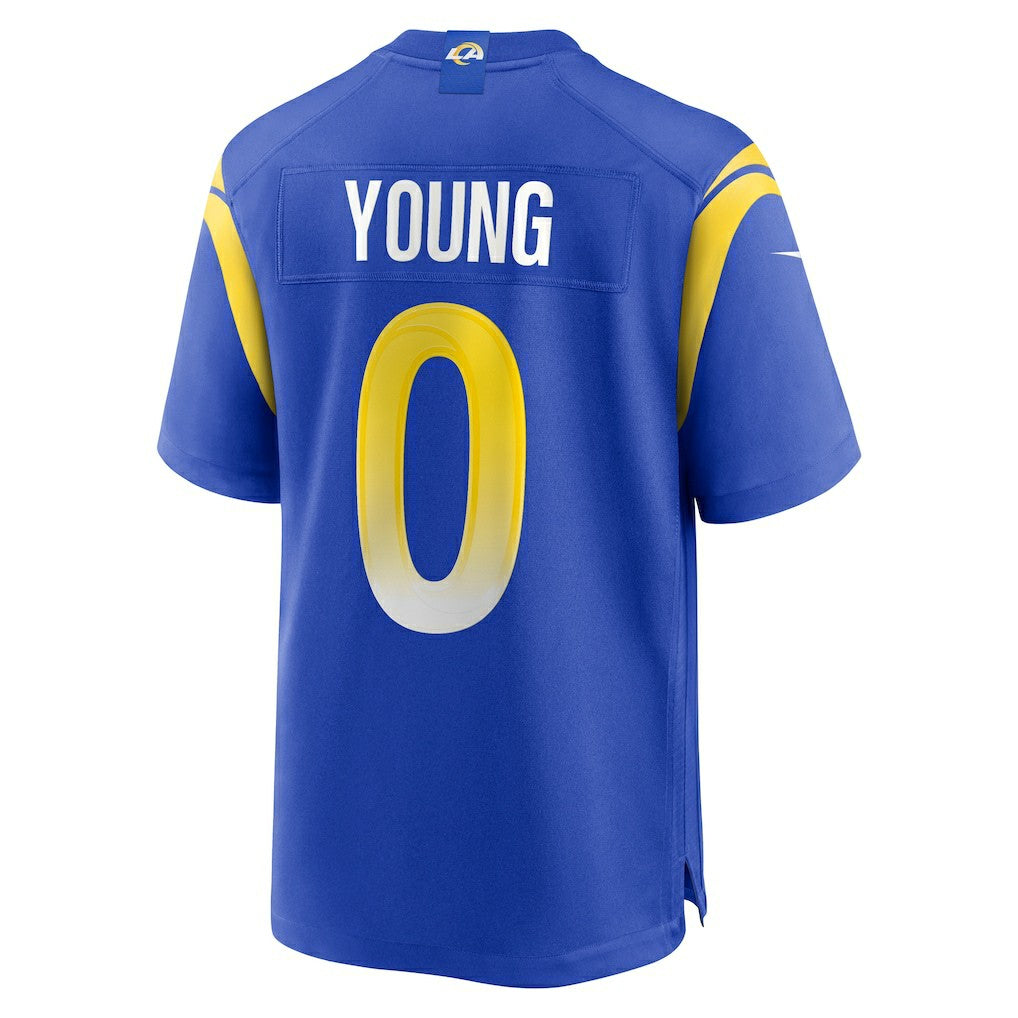 Nike Byron Young Los Angeles Rams Home Game Jersey Royal