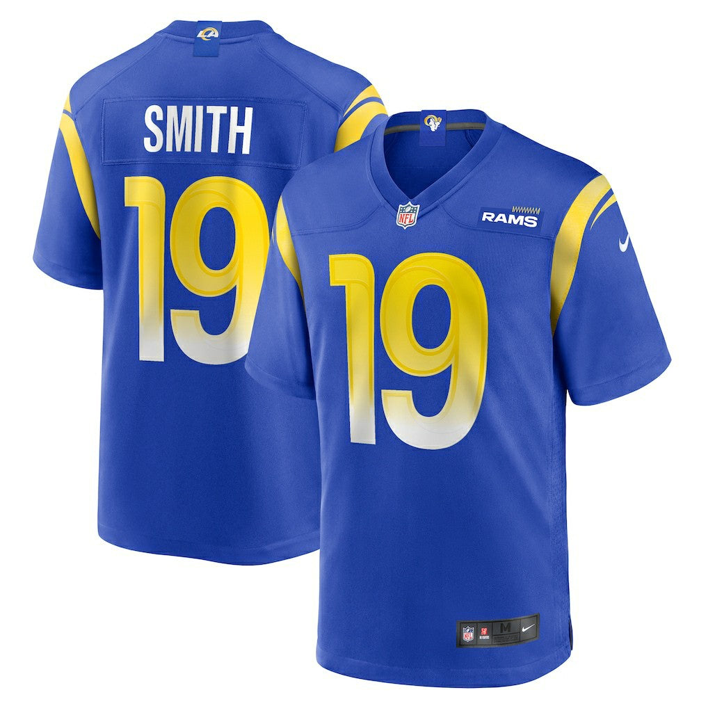 Nike Xavier Smith Los Angeles Rams Home Game Jersey Royal