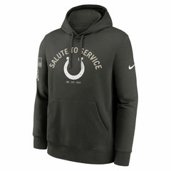 Nike Indianapolis Colts Salute To Service Club Fleece Hoodie Olive