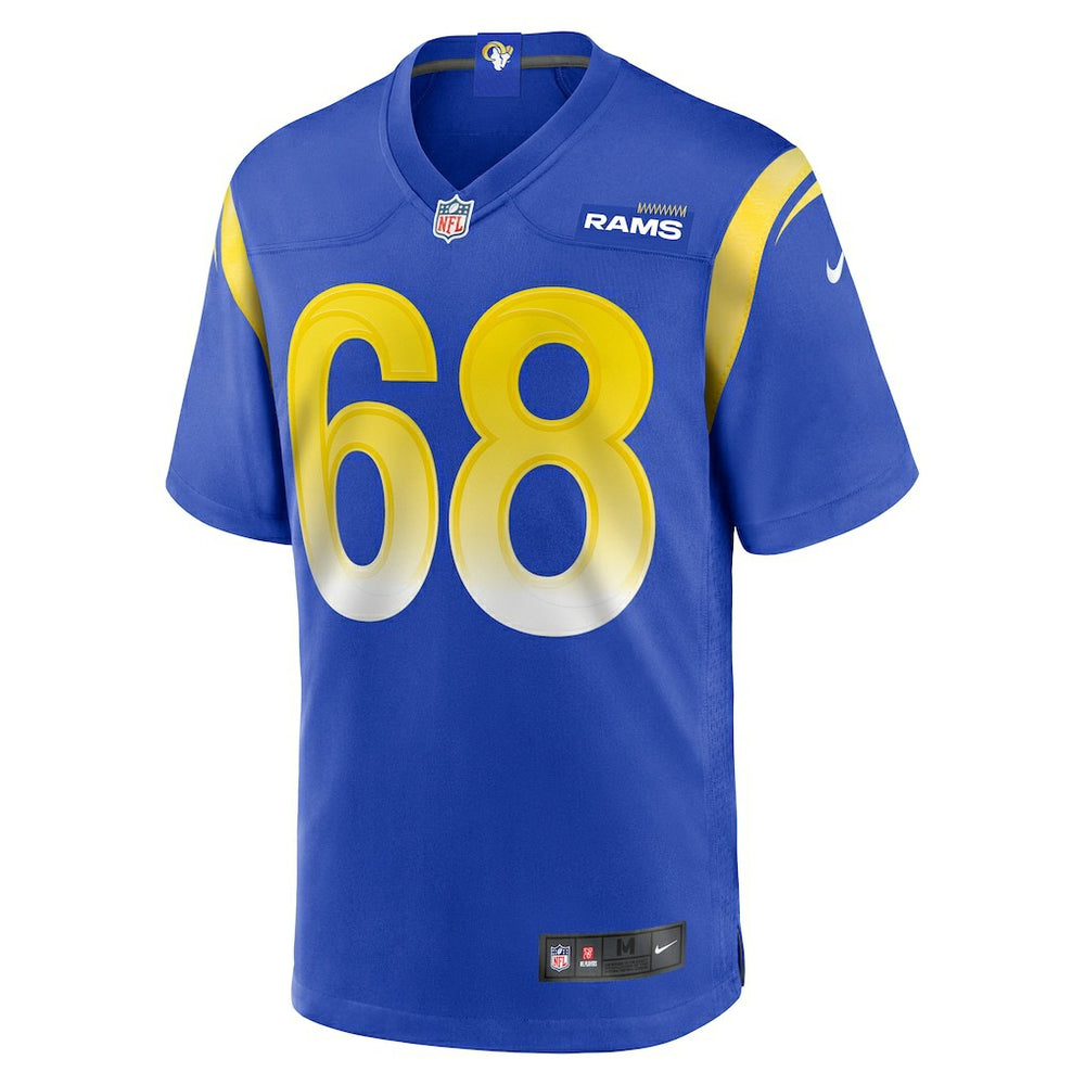 Nike Mike McAllister Los Angeles Rams Home Game Jersey Royal