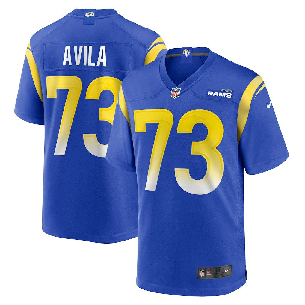 Nike Steve Avila Los Angeles Rams Home Game Jersey Royal