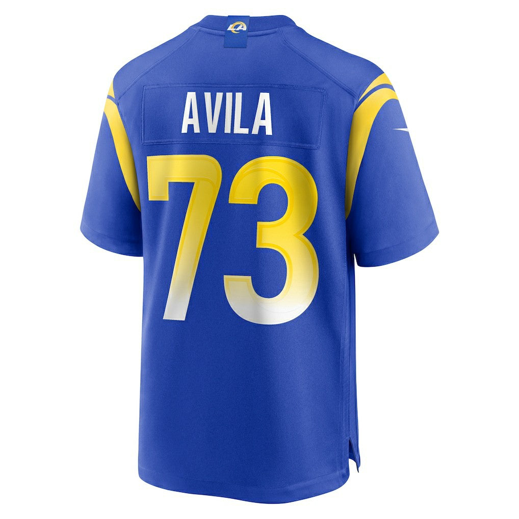 Nike Steve Avila Los Angeles Rams Home Game Jersey Royal