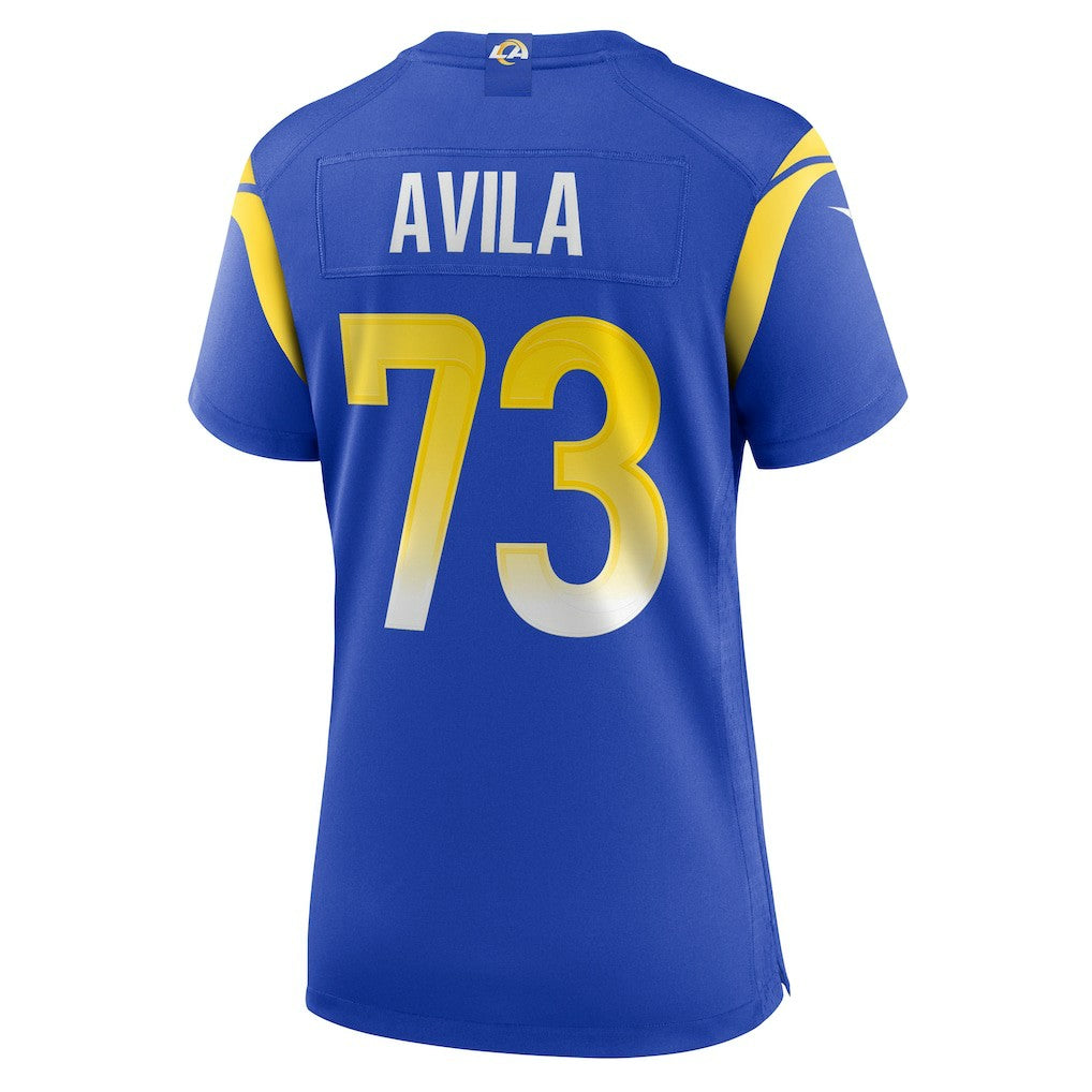 Nike Steve Avila Los Angeles Rams Women's Home Game Jersey Royal
