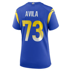 Nike Steve Avila Los Angeles Rams Women's Home Game Jersey Royal