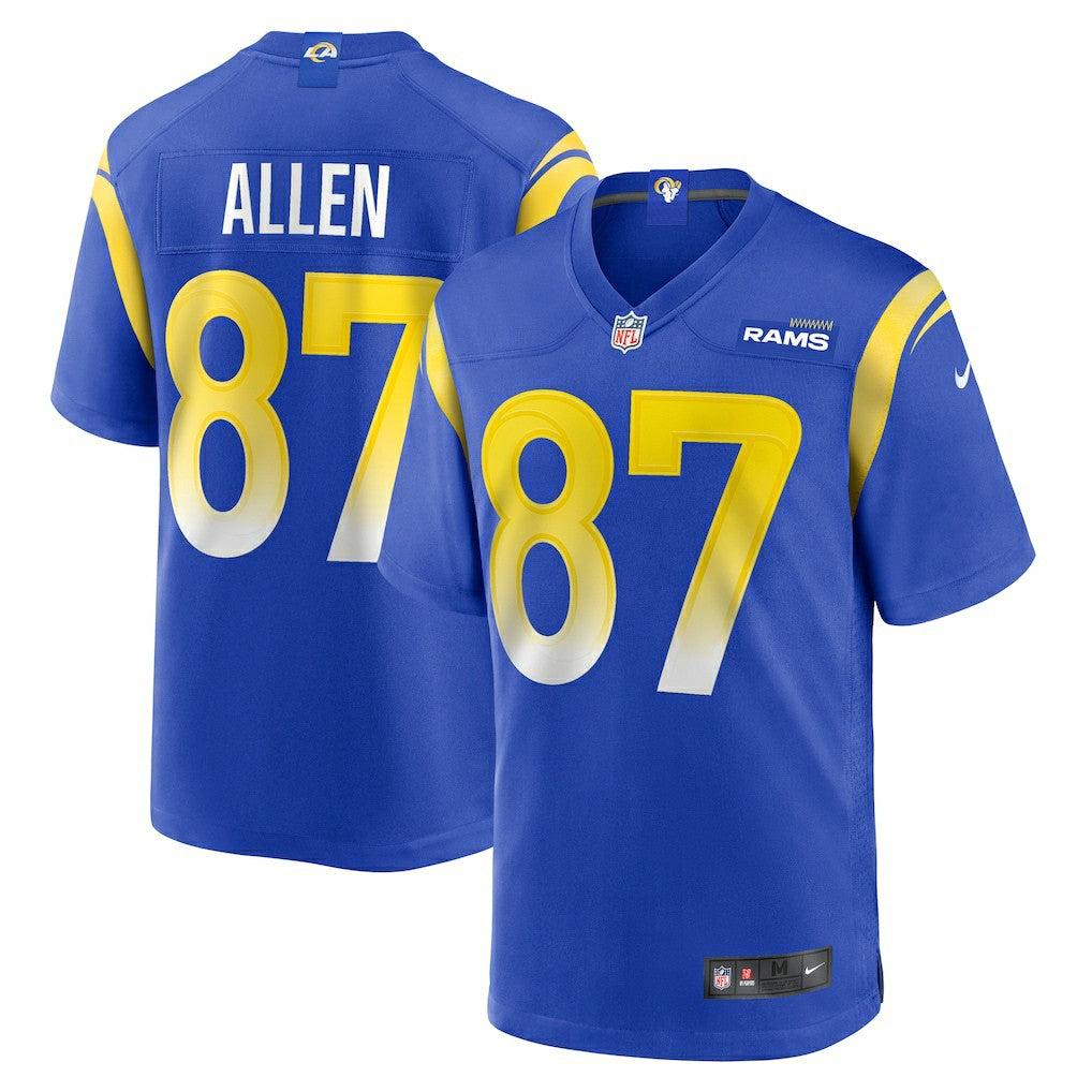 Nike Davis Allen Los Angeles Rams Home Game Jersey Royal
