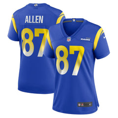 Nike Davis Allen Los Angeles Rams Women's Home Game Jersey Royal