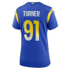 Nike Kobie Turner Los Angeles Rams Women's Home Game Jersey Royal