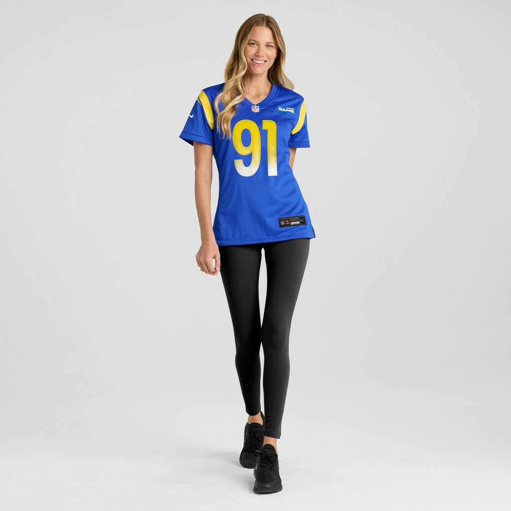 Nike Kobie Turner Los Angeles Rams Women's Home Game Jersey Royal