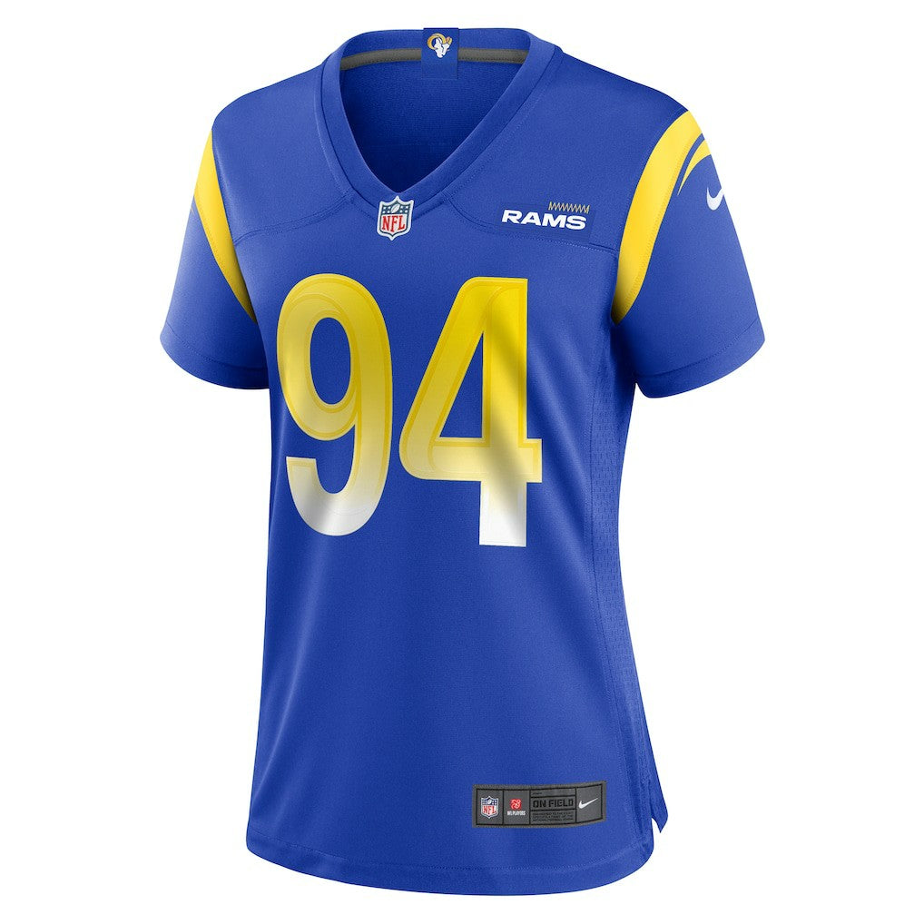 Nike Desjuan Johnson Los Angeles Rams Women's Home Game Jersey Royal