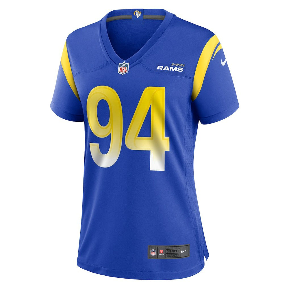 Nike Desjuan Johnson Los Angeles Rams Women's Home Game Jersey Royal