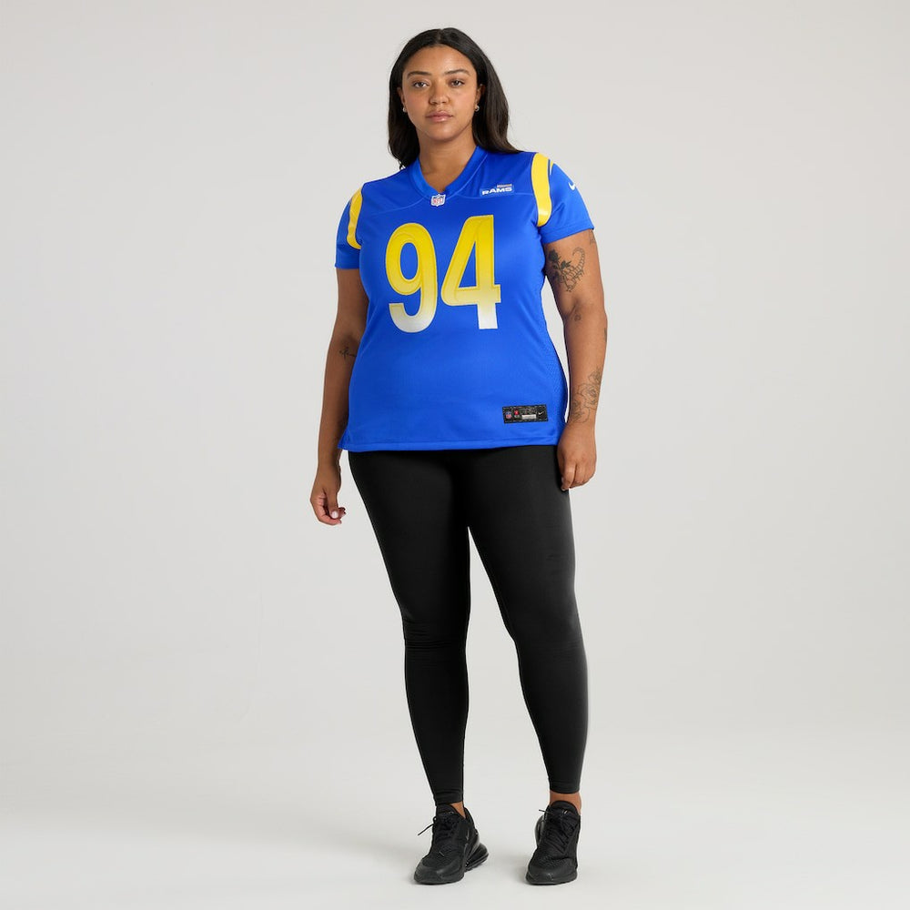 Nike Desjuan Johnson Los Angeles Rams Women's Home Game Jersey Royal