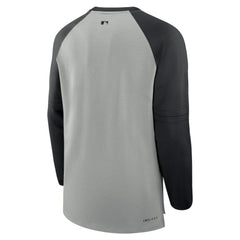Chicago White Sox Nike Authentic Collection Game Time Raglan Performance Long Sleeve T-Shirt - Heather Gray/Black - Nike on Sale