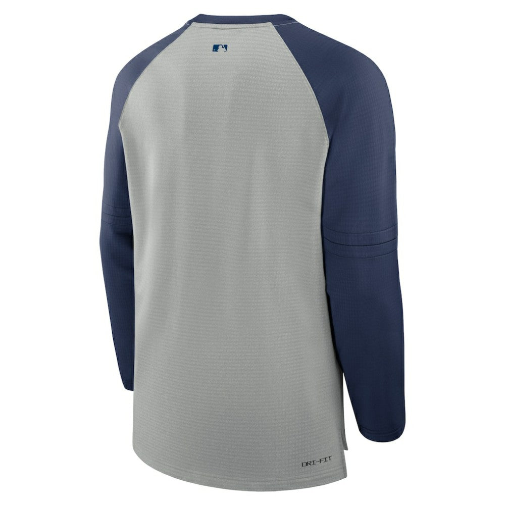 Houston Astros Nike Authentic Collection Game Time Raglan Performance Long Sleeve T-Shirt - Heather Gray/Navy - Nike Online