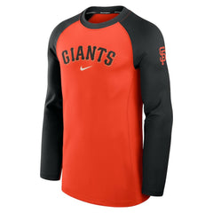 San Francisco Giants Nike Authentic Collection Game Time Dri-FIT Raglan Long Sleeve T-Shirt - Orange/Black - Nike Sale