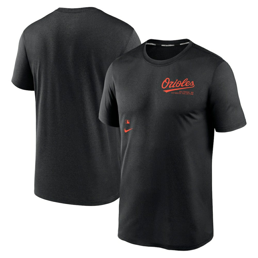 Baltimore Orioles Nike Authentic Collection Early Work Tri-Blend Performance T-Shirt - Black - Nike Discount