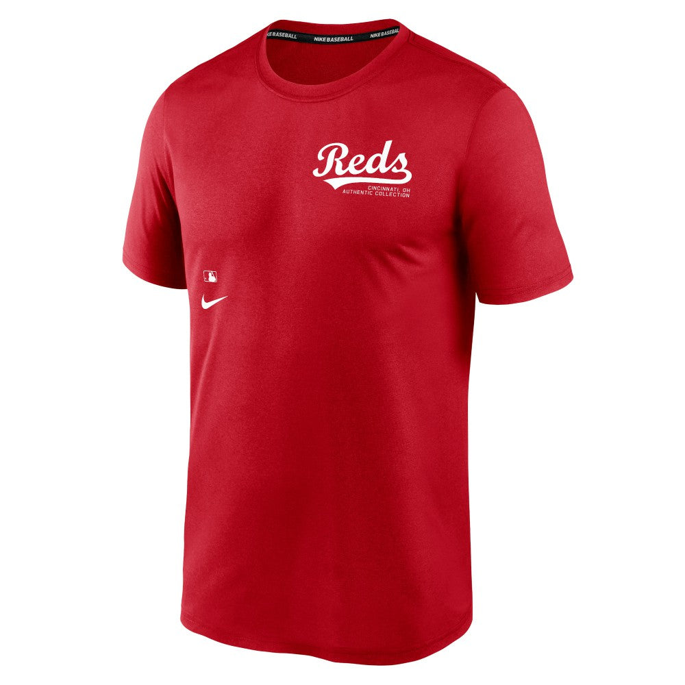 Cincinnati Reds Nike Authentic Collection Early Work Tri-Blend Performance T-Shirt - Red - Nike Discount