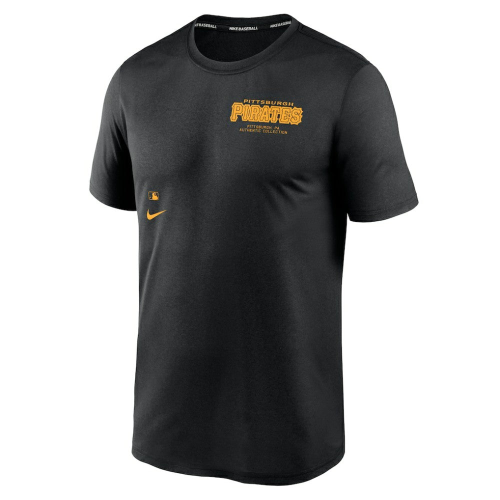 Pittsburgh Pirates Nike Authentic Collection Early Work Tri-Blend Performance T-Shirt - Black - Nike on Sale