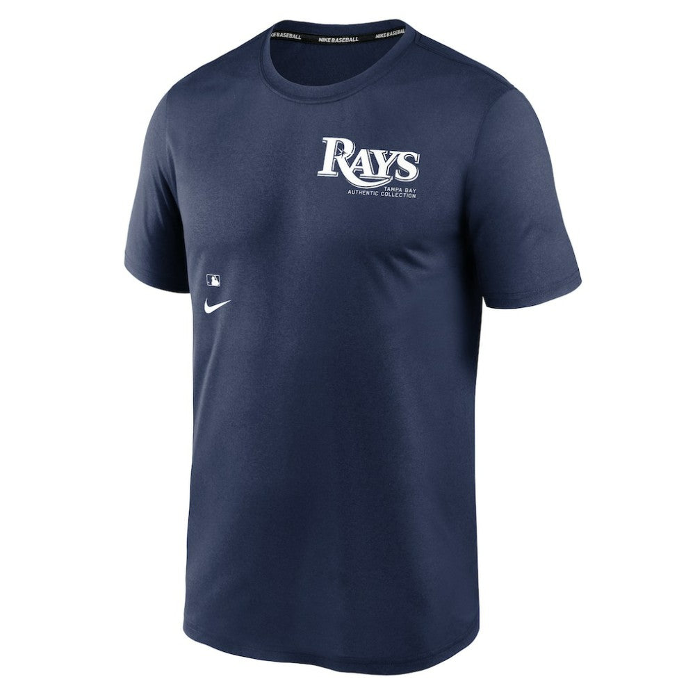 Tampa Bay Rays Nike Authentic Collection Early Work Tri-Blend Performance T-Shirt - Navy - Nike Discount