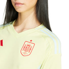 Spain National Team Women's 2024 Away Replica Jersey Yellow - Adidas