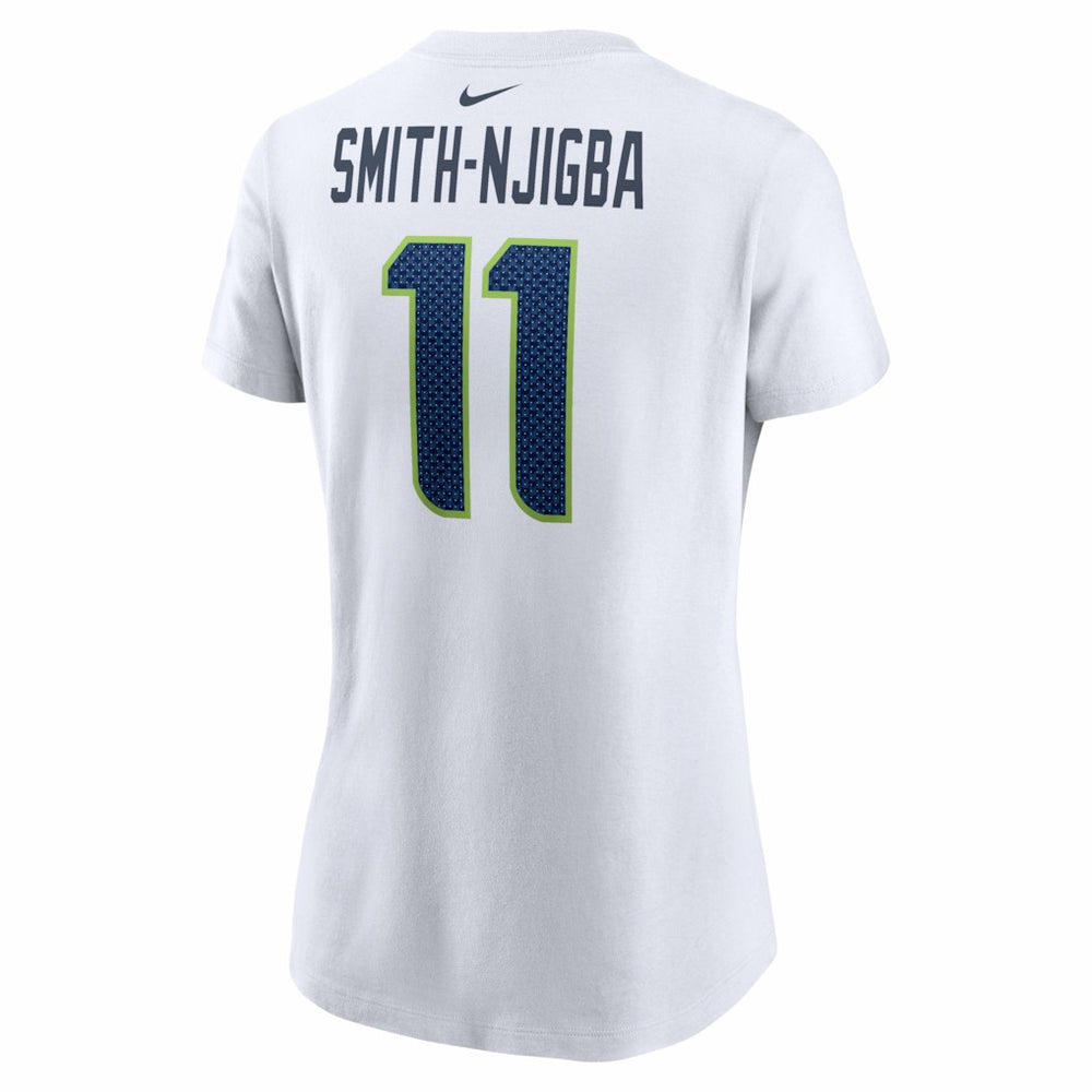 Nike Jaxon Smith-Njigba Seattle Seahawks Women's Player Name & Number T-Shirt White