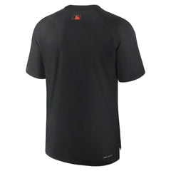 San Francisco Giants Nike Authentic Collection Pregame Raglan Performance T-Shirt - Black - Nike Lifestyle