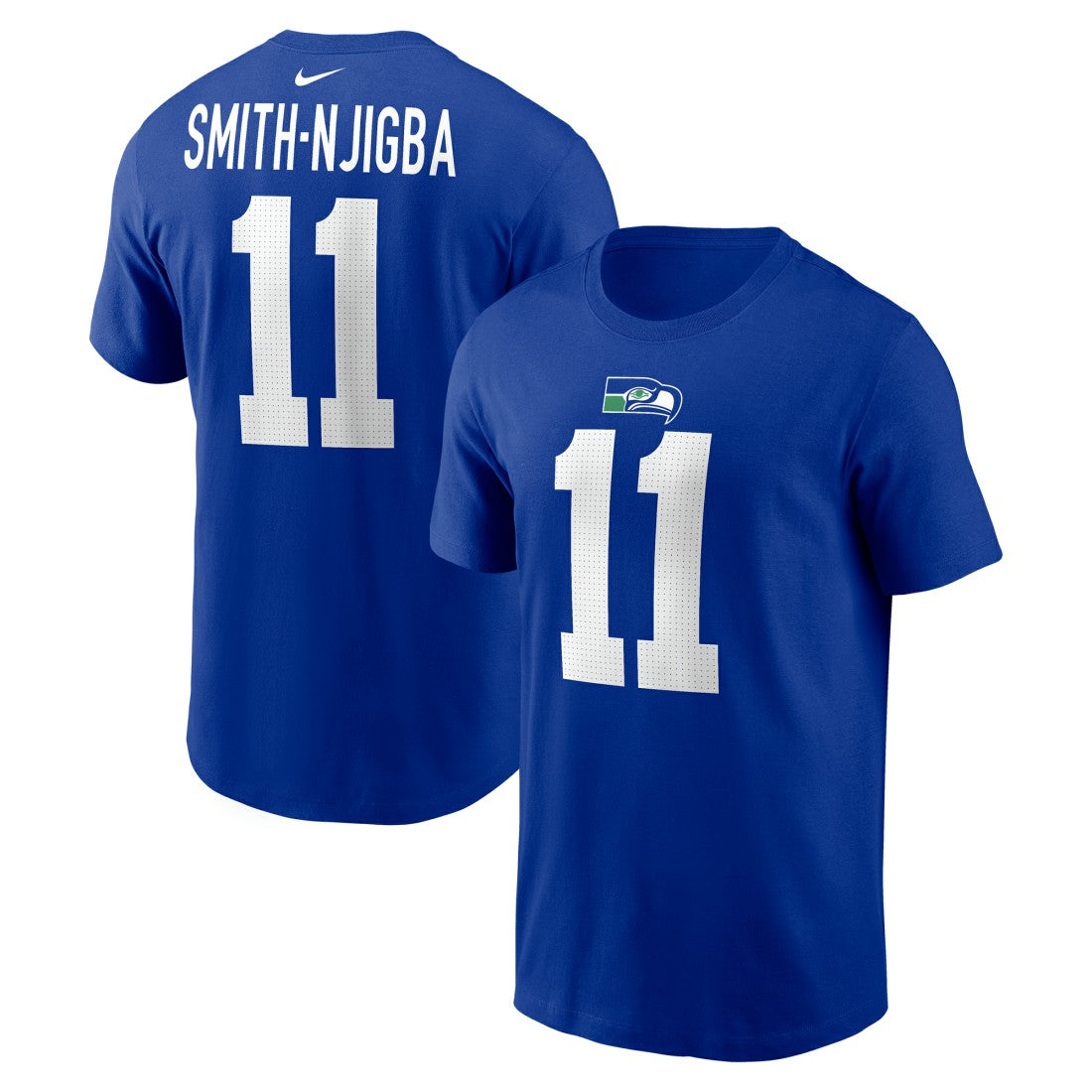 Nike Jaxon Smith-Njigba Seattle Seahawks Player Name & Number T-Shirt Royal