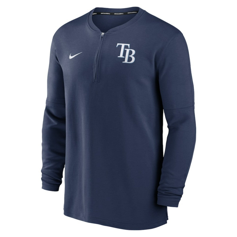 Tampa Bay Rays Nike Authentic Collection Game Time Performance Quarter-Zip Top - Navy - Nike Online