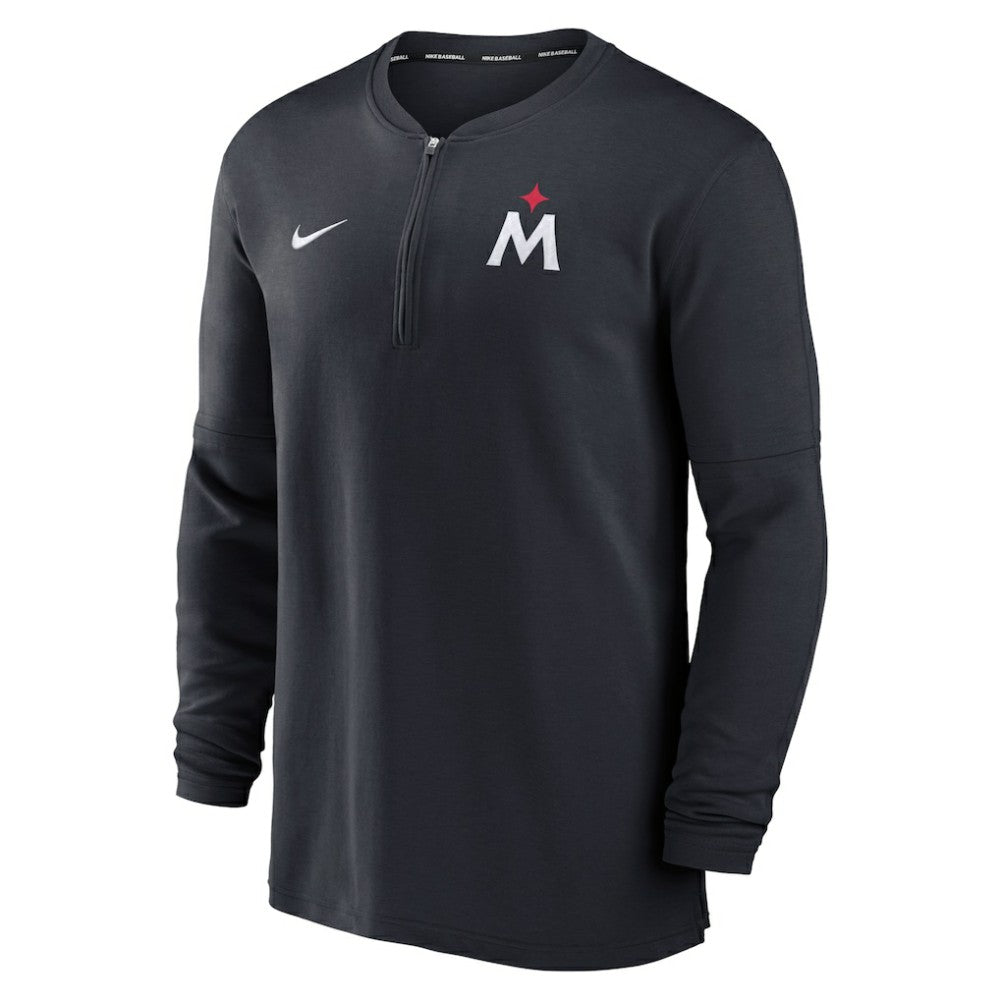 Minnesota Twins Nike Authentic Collection Game Time Performance Quarter-Zip Top - Navy - Nike Online