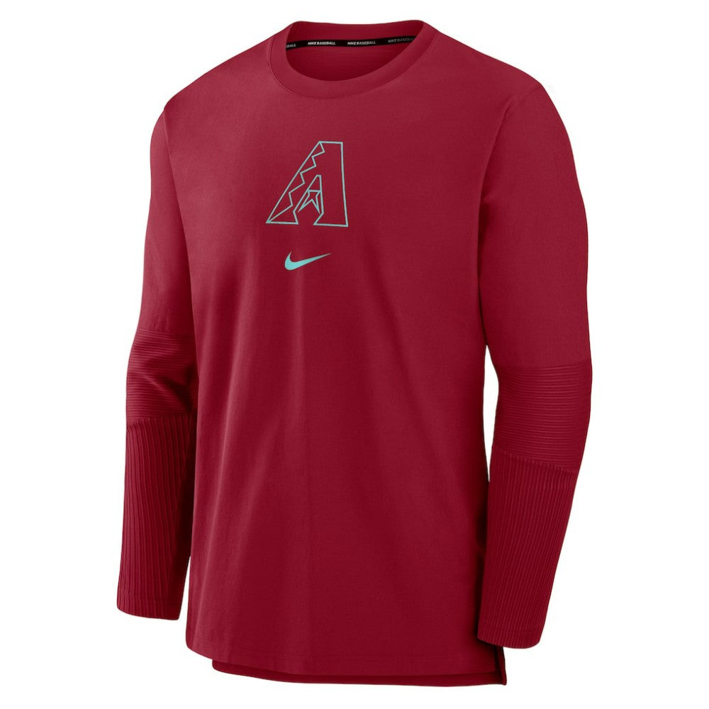 Arizona Diamondbacks Nike Authentic Collection Player Dri-FIT Lightweight Pullover - Red - Nike Discount