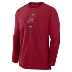 Arizona Diamondbacks Nike Authentic Collection Player Dri-FIT Lightweight Pullover - Red - Nike Discount