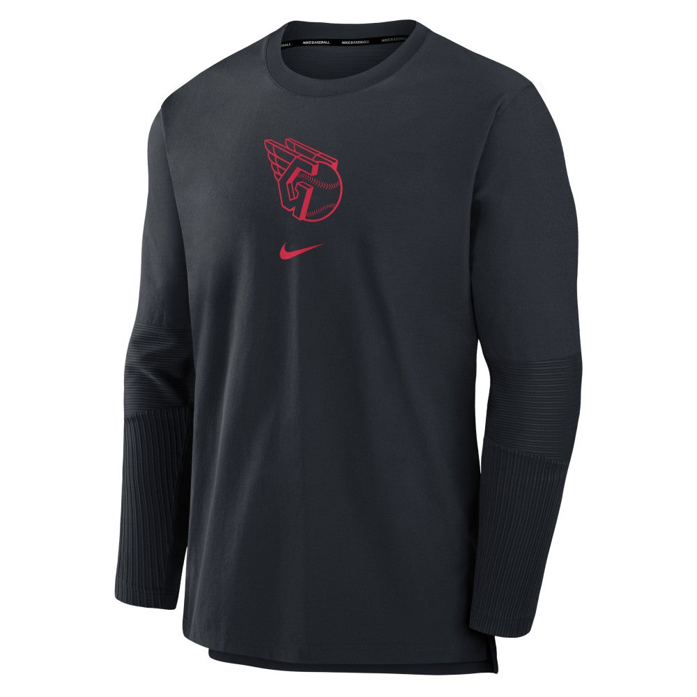 Cleveland Guardians Nike Authentic Collection Player Dri-FIT Lightweight Pullover - Navy - Nike Sale